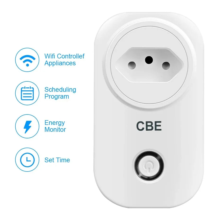 Smart WiFi Power Strip with 4 Plugs & 4 USB