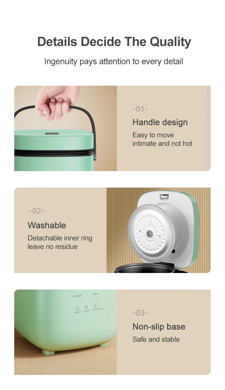Mini 1.2L Electric Rice Cooker