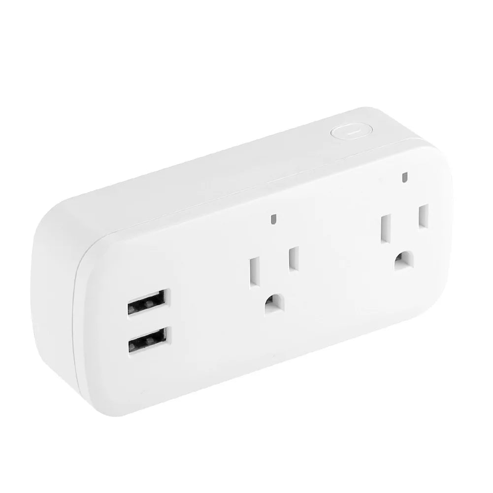 Smart WiFi Power Strip with 4 Plugs & 4 USB