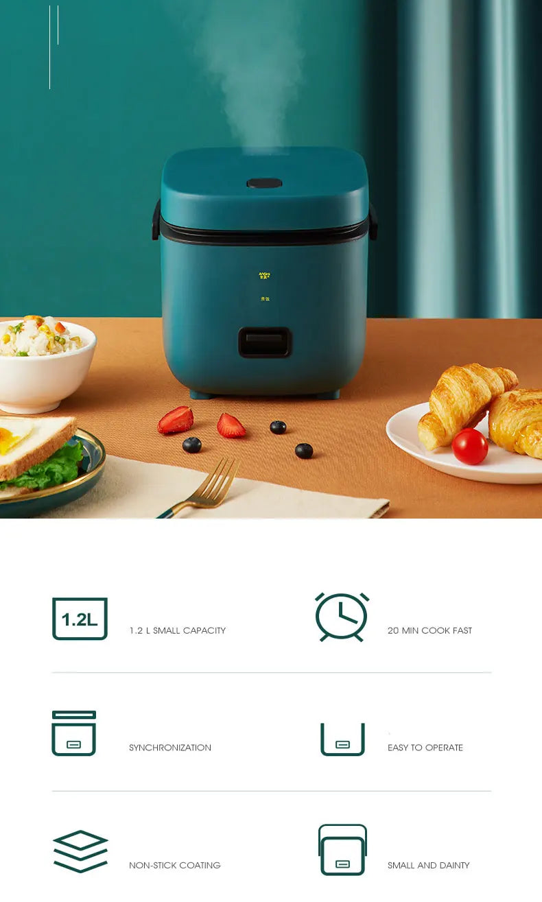 Mini 1.2L Electric Rice Cooker