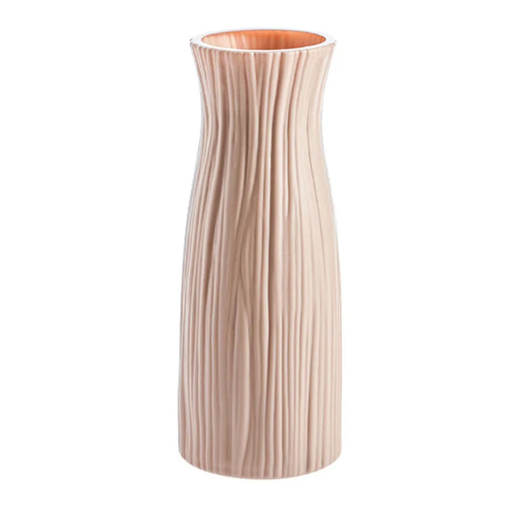 White Plastic Vase – Nordic Style Home Decor