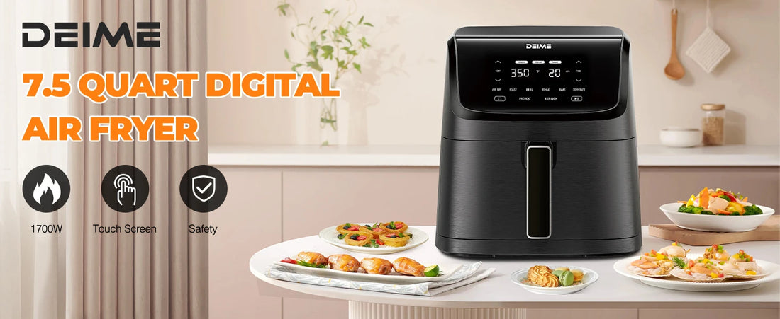 7.2QT Large Air Fryer with LCD Touch