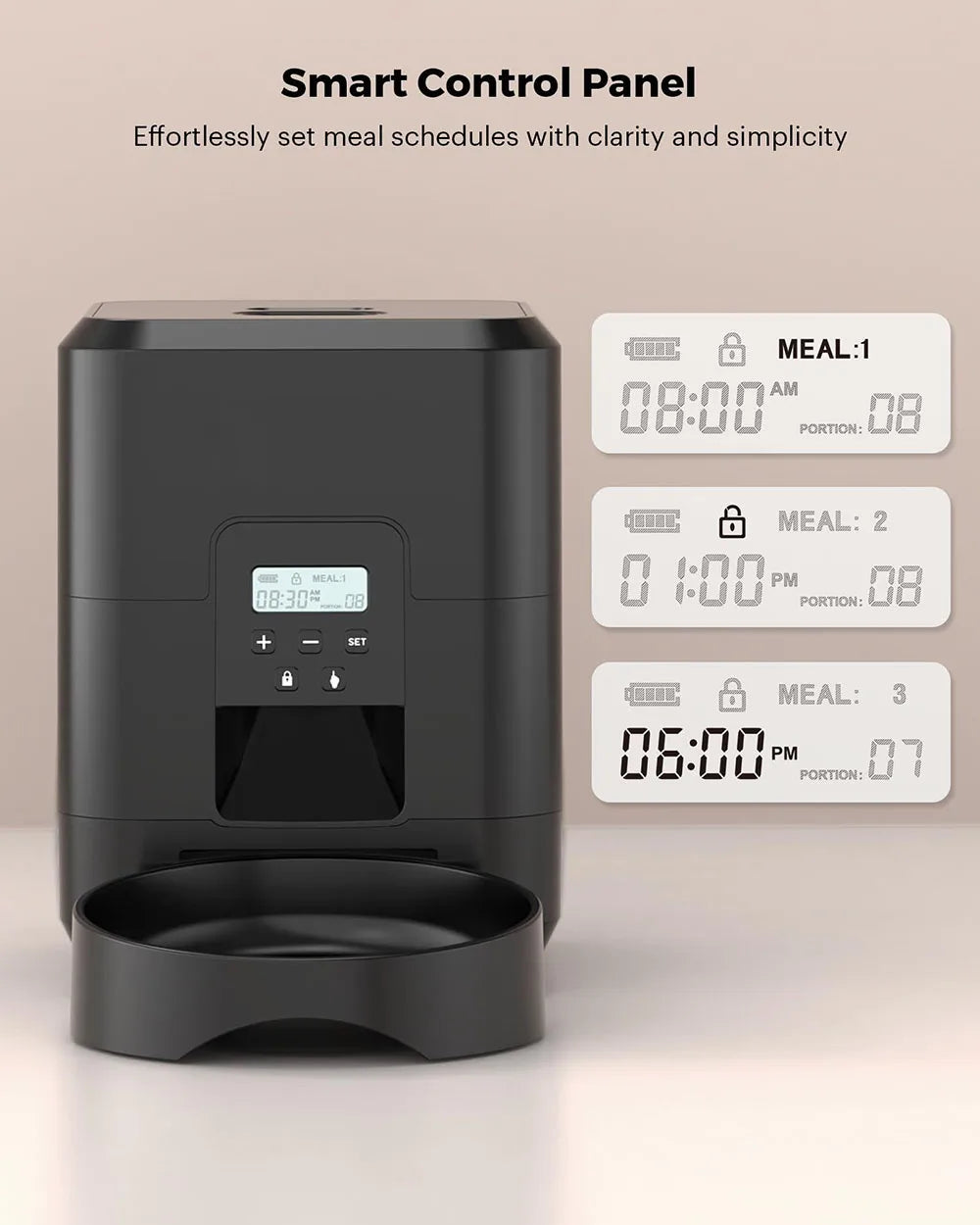 Smart Automatic Pet Feeder with Timer