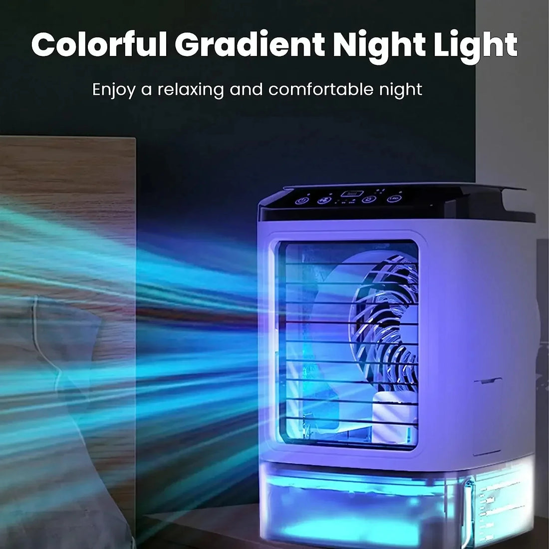 Portable Desktop Air Cooler Fan with Spray