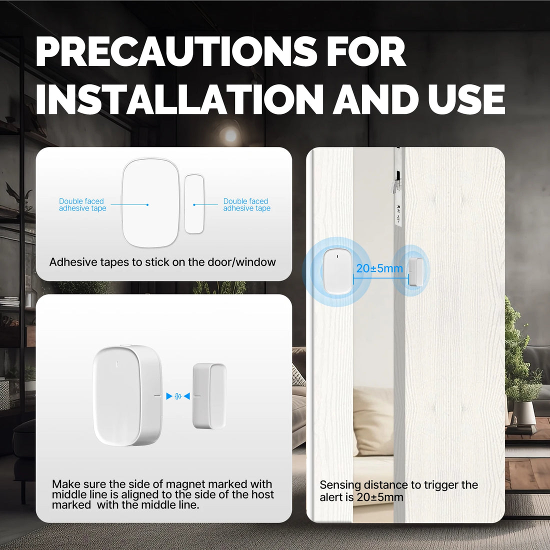 MOES Tuya ZigBee Smart Door/Window Sensor
