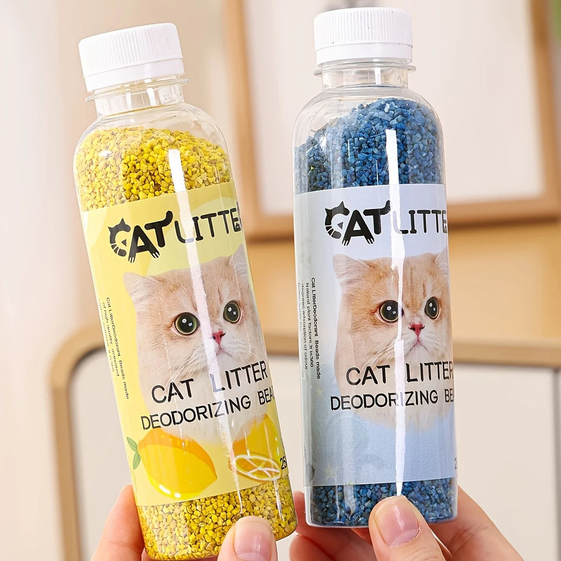 Cat Litter Deodorizing Beads Bottle