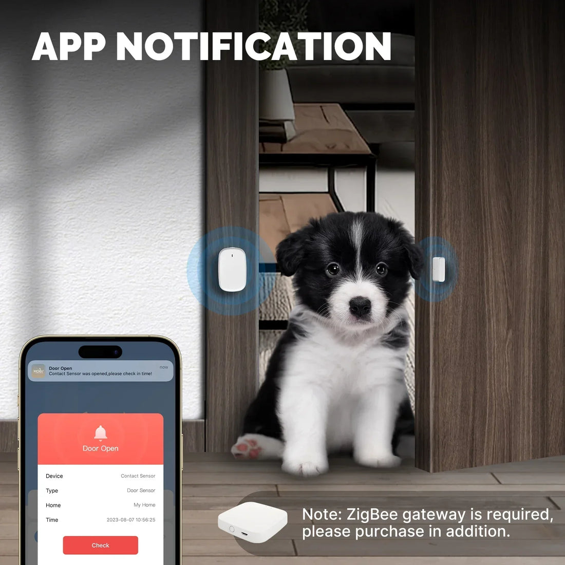 MOES Tuya ZigBee Smart Door/Window Sensor