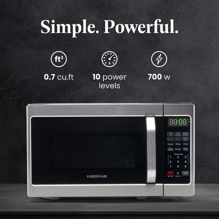 Farberware 0.7 Cu Ft Countertop Microwave