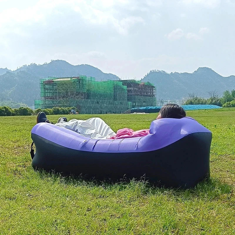 Fast Inflatable Air Sofa Bed – Outdoor Lazy Bag