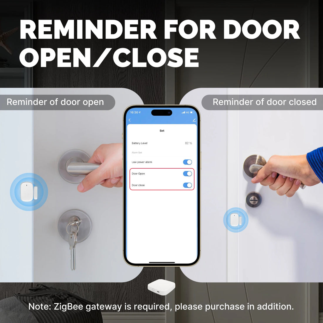 MOES Tuya ZigBee Smart Door/Window Sensor