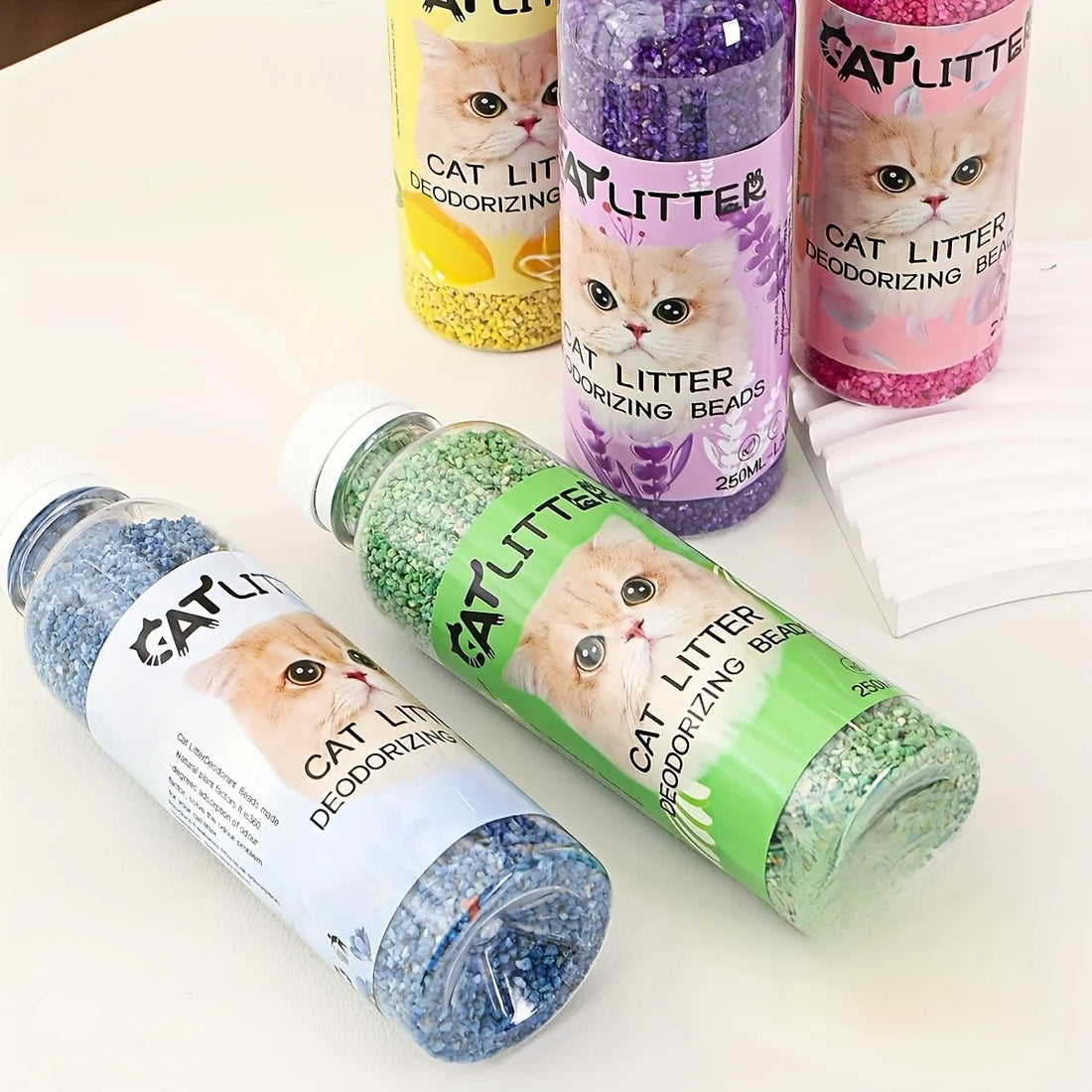 Cat Litter Deodorizing Beads Bottle