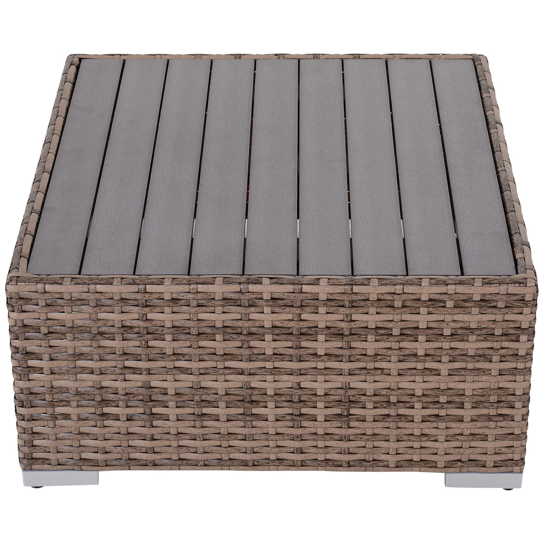 7PC Grey Rattan Modular Outdoor Sofa Set