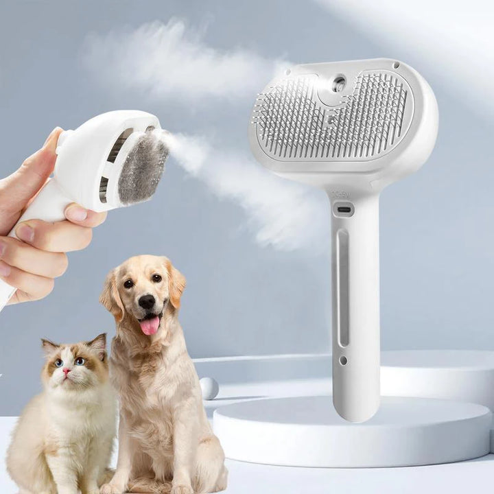 Pet Steam Massage Hair Removal Comb