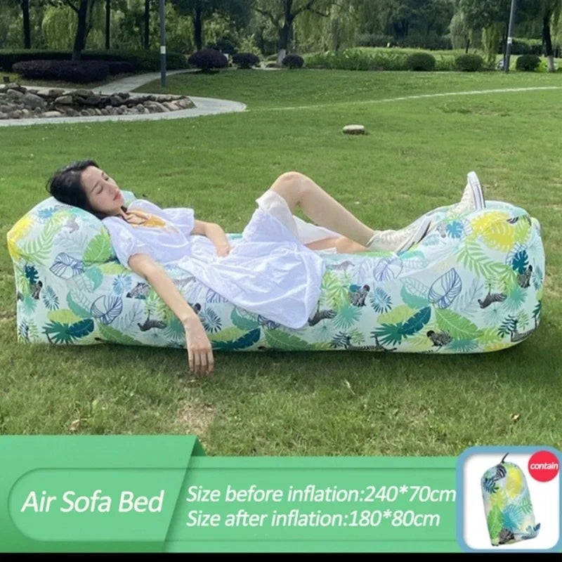 Fast Inflatable Air Sofa Bed – Outdoor Lazy Bag