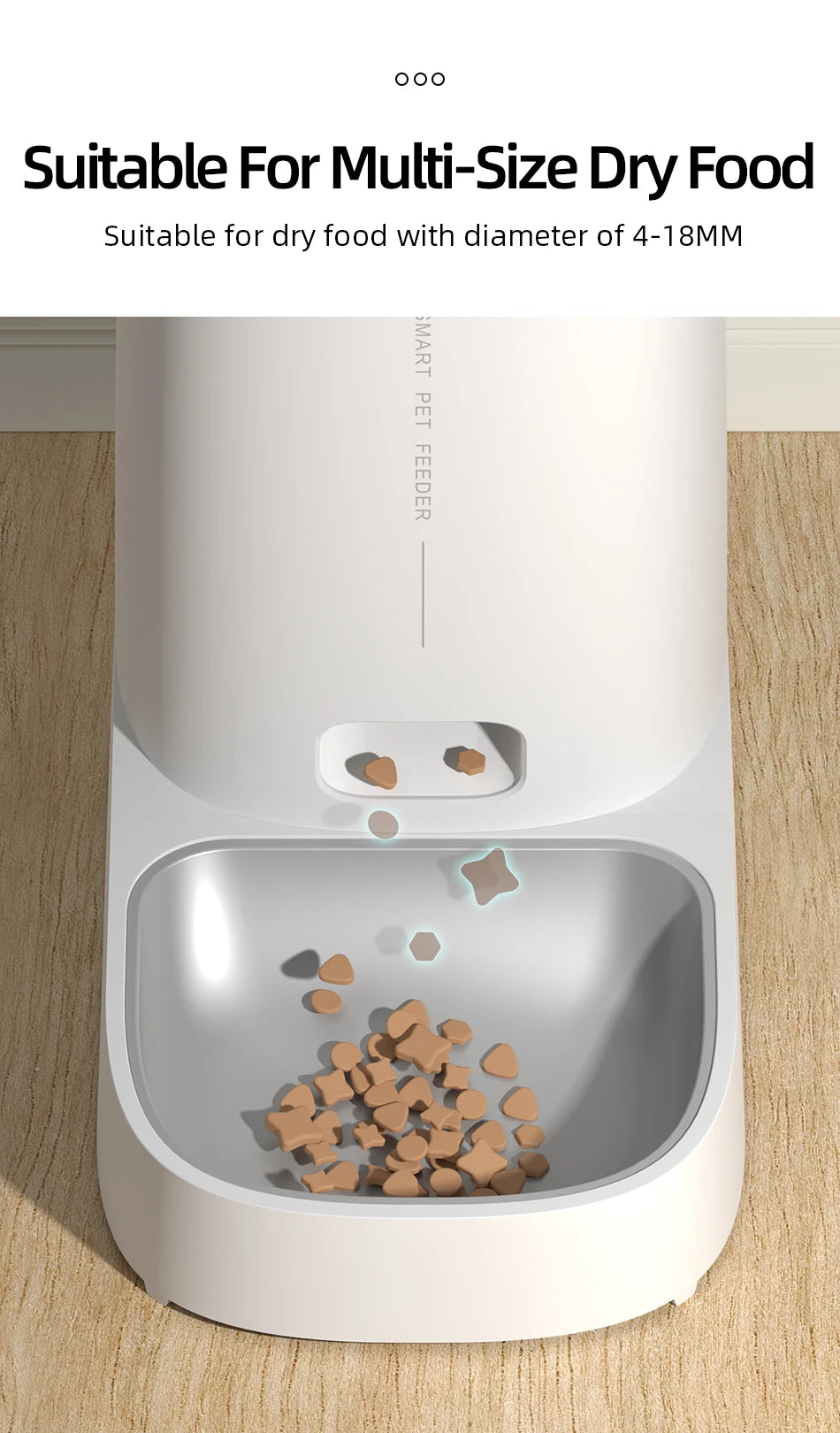 ROJECO Smart WiFi Automatic Pet Feeder