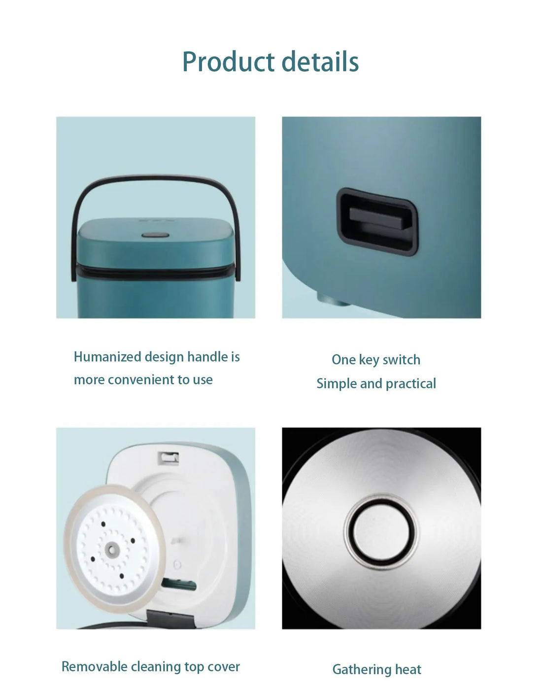 Mini 1.2L Electric Rice Cooker