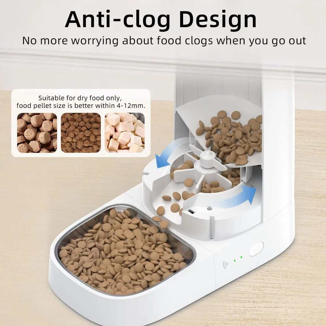 ROJECO Smart WiFi Automatic Pet Feeder