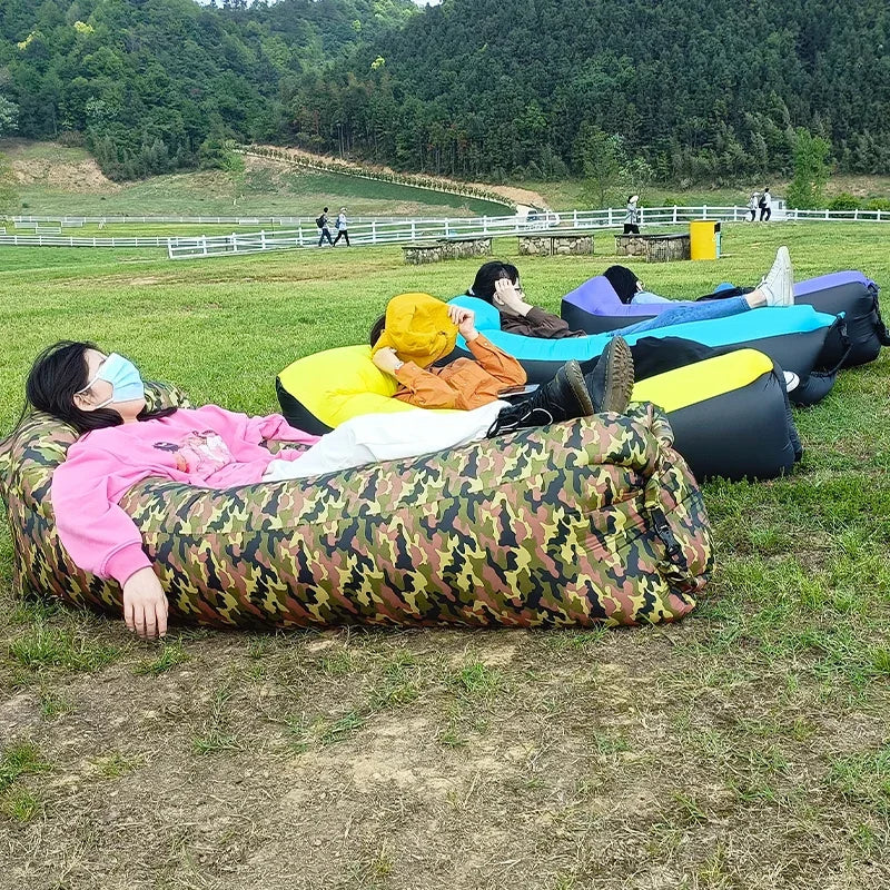 Fast Inflatable Air Sofa Bed – Outdoor Lazy Bag
