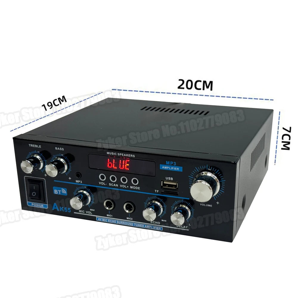 AK55 HiFi Bluetooth Audio Amplifier