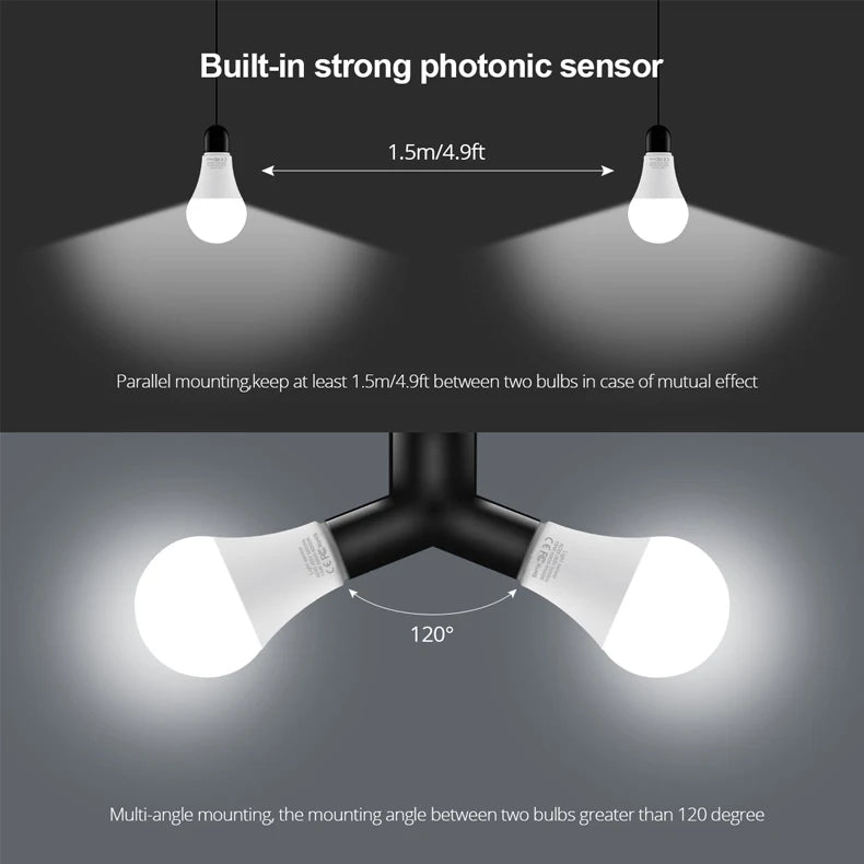 E27 LED Dusk to Dawn Sensor Bulb 15W