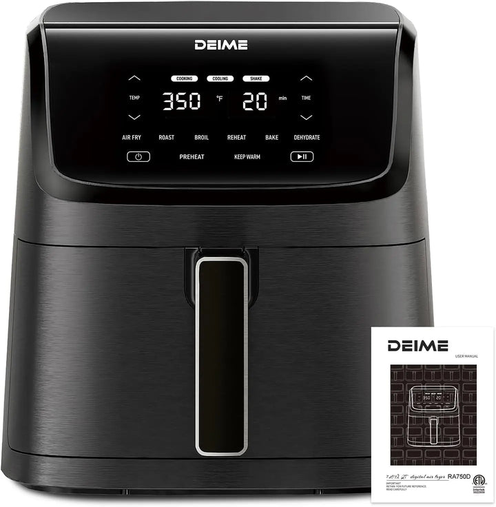 7.2QT Large Air Fryer with LCD Touch