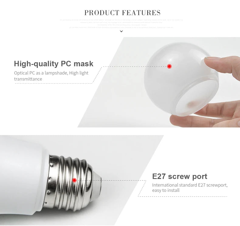 E27 LED Dusk to Dawn Sensor Bulb 15W