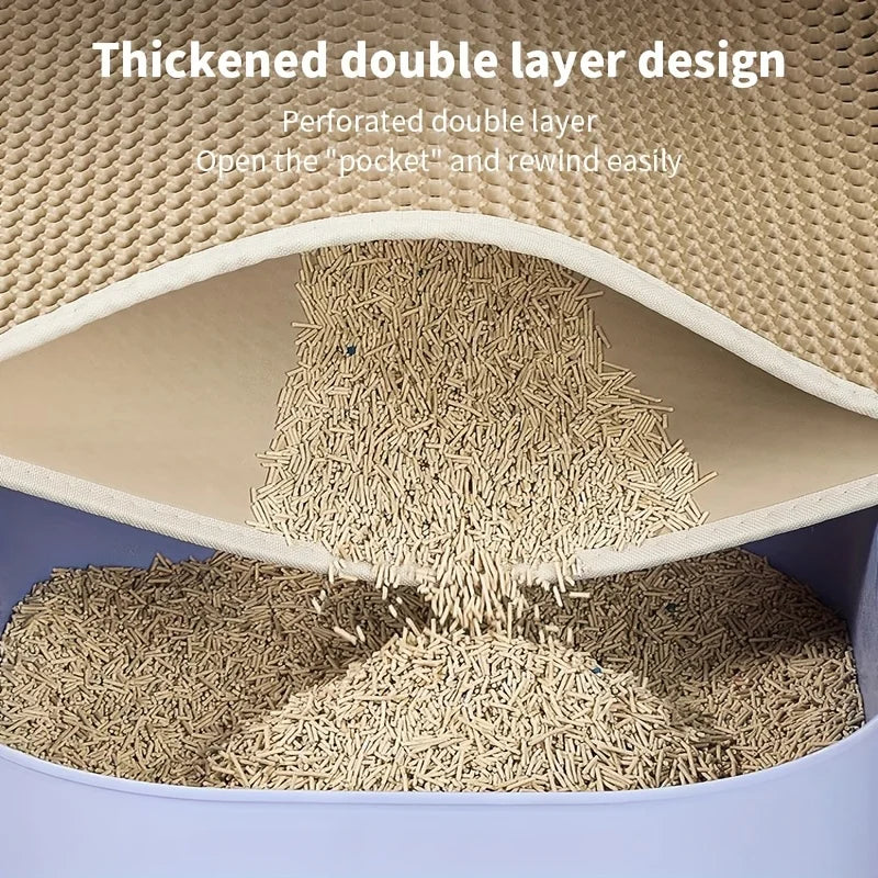 Large Honeycomb Cat Litter Mat