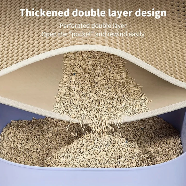 Large Honeycomb Cat Litter Mat