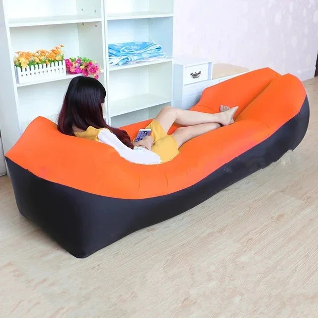 Fast Inflatable Air Sofa Bed – Outdoor Lazy Bag