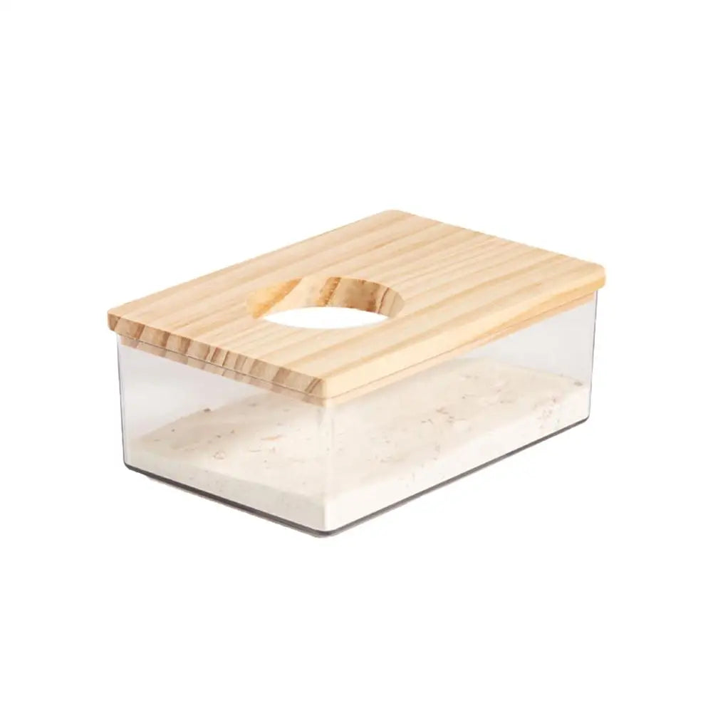 Transparent Acrylic Hamster Sand Bath Box