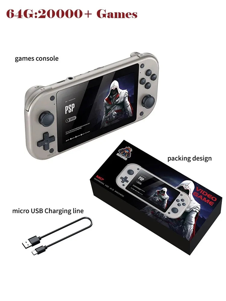 M17 Retro Handheld Gaming Console (64G)