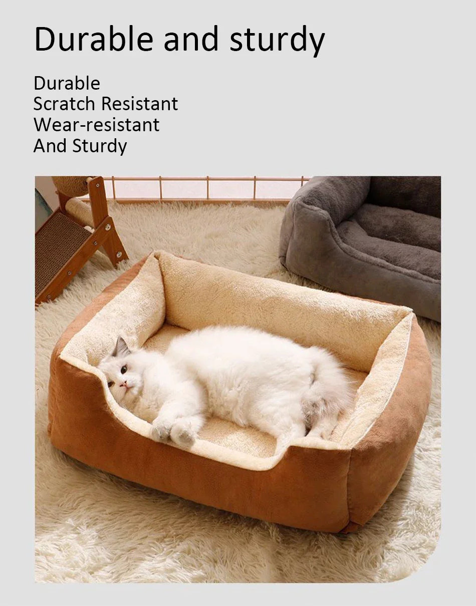 Cozy Pet Bed for Cats and Small Dogs