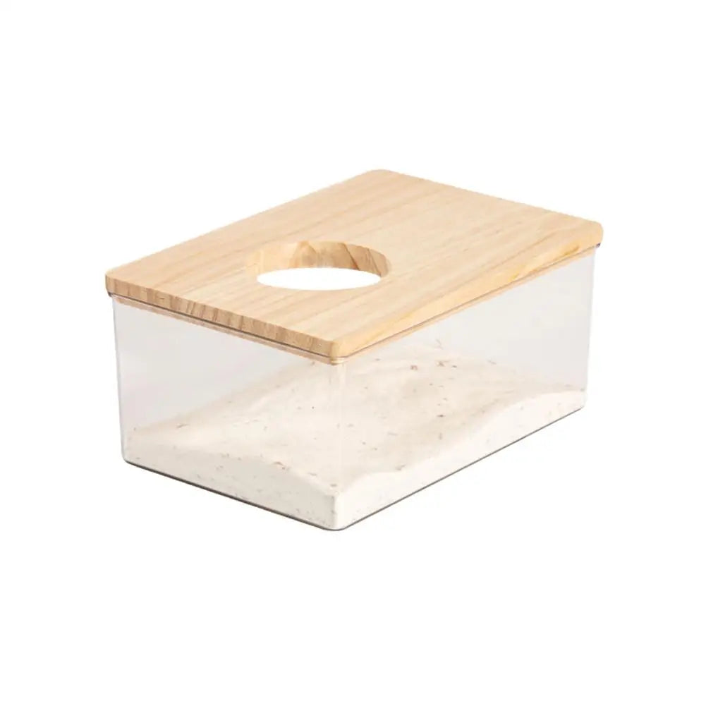 Transparent Acrylic Hamster Sand Bath Box