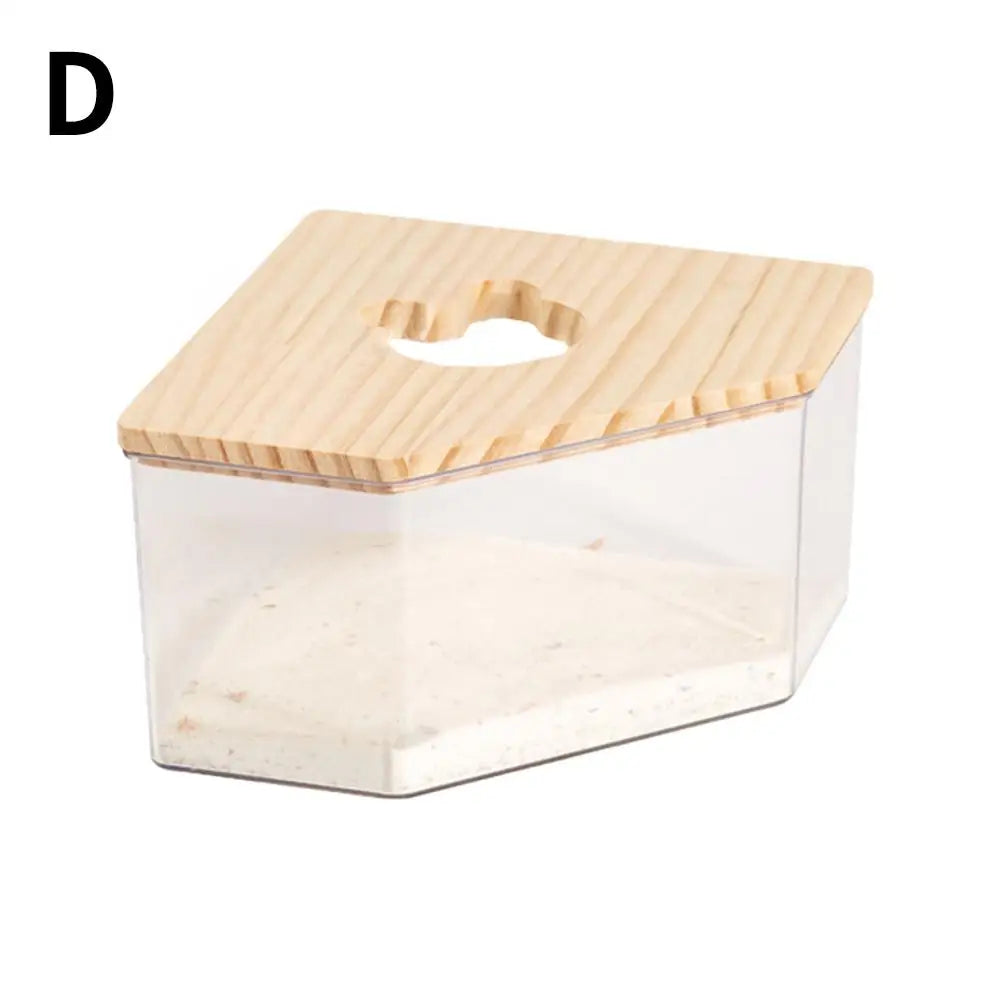 Transparent Acrylic Hamster Sand Bath Box