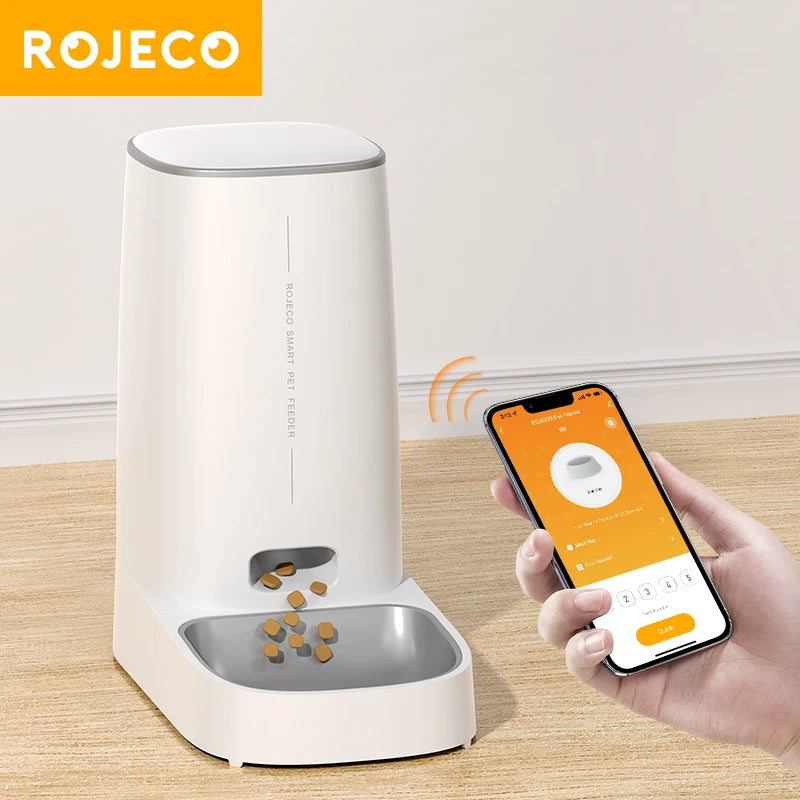 ROJECO Smart WiFi Automatic Pet Feeder