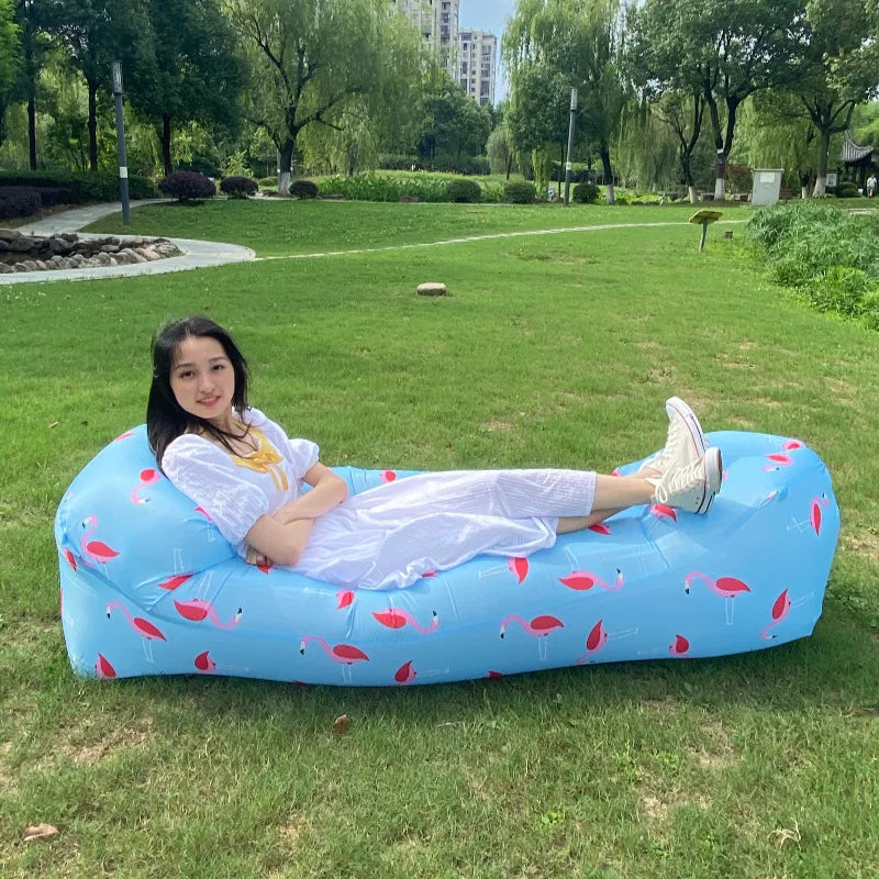 Fast Inflatable Air Sofa Bed – Outdoor Lazy Bag