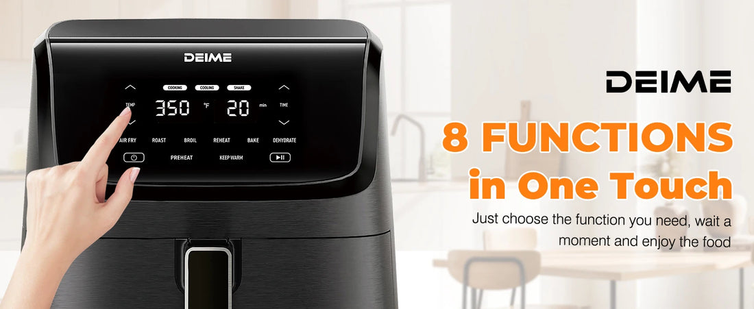 7.2QT Large Air Fryer with LCD Touch