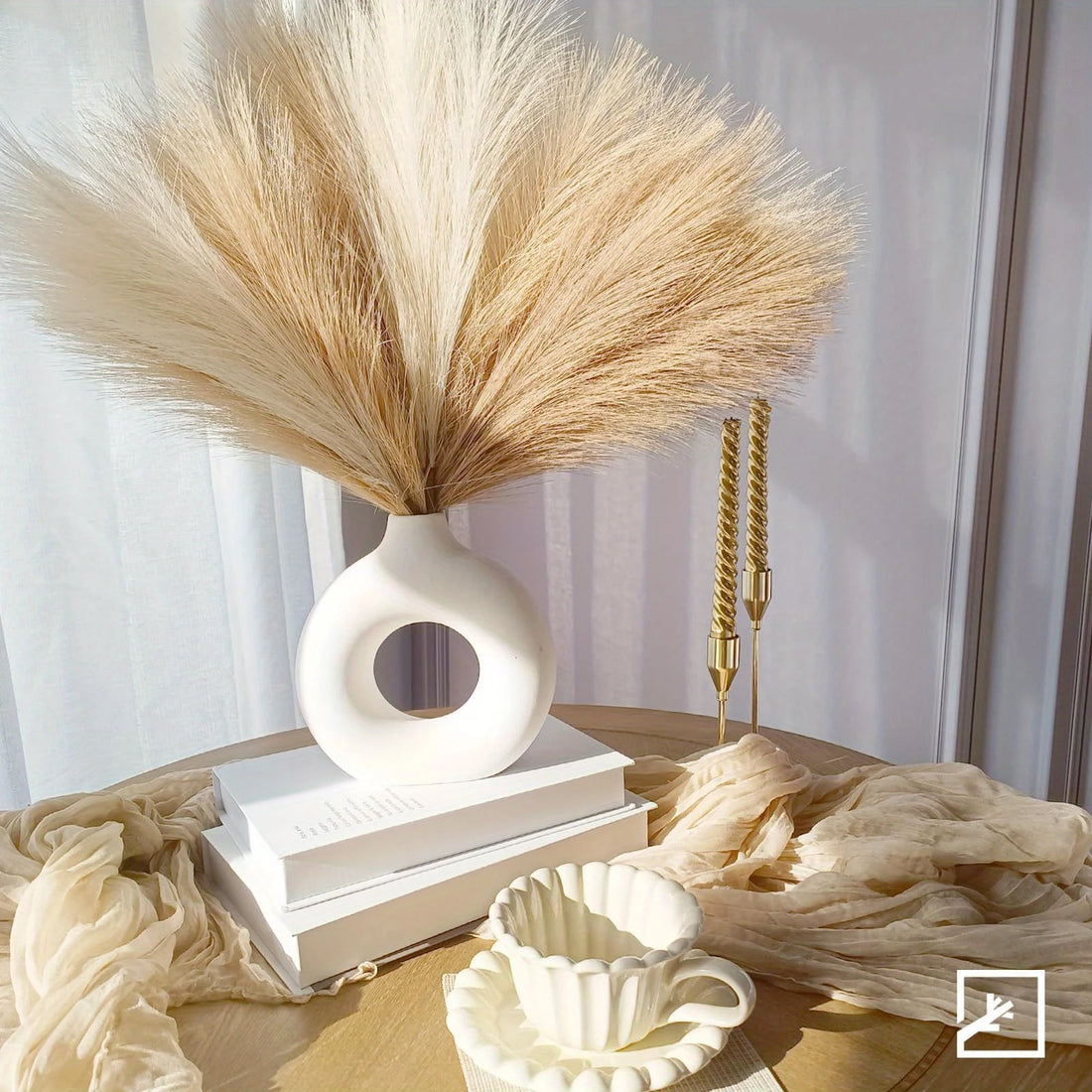 6PCS Artificial Pampas Grass for Home & Event Décor