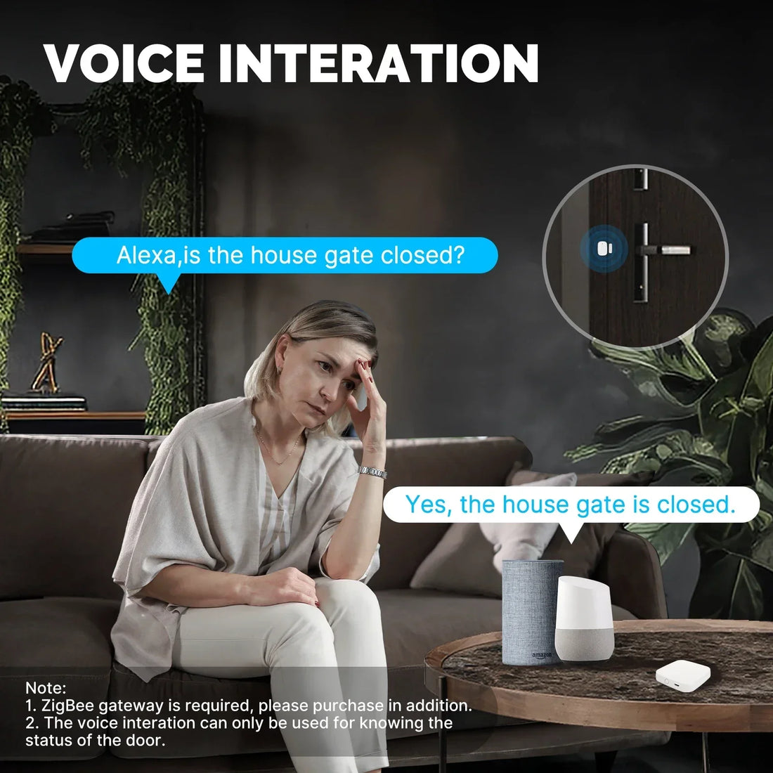 MOES Tuya ZigBee Smart Door/Window Sensor