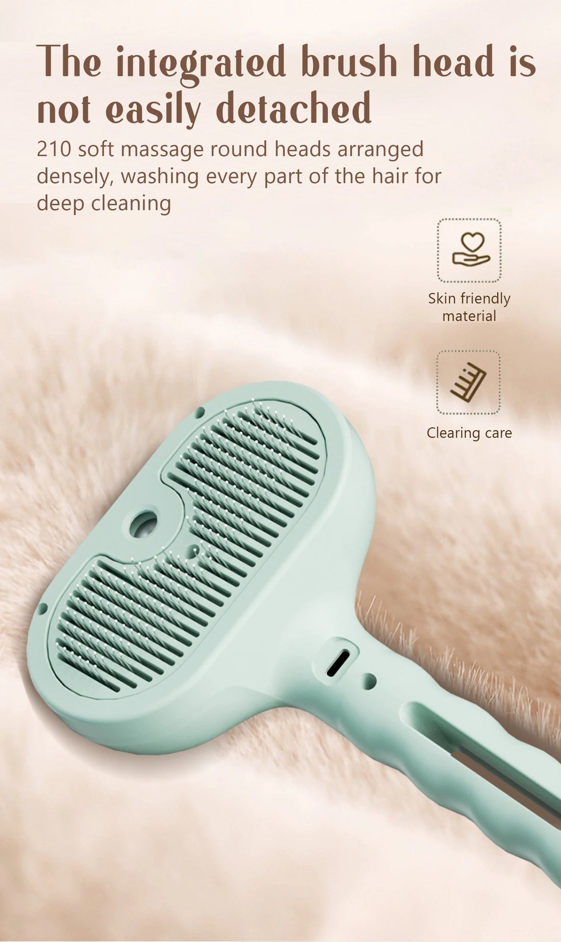 Pet Steam Massage Hair Removal Comb
