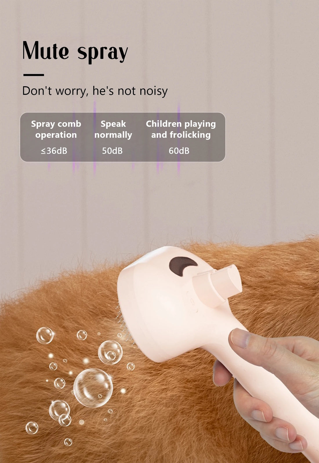 Pet Steam Massage Hair Removal Comb