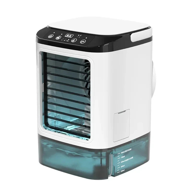 Portable Desktop Air Conditioner Fan with Dual Spray & Night Light