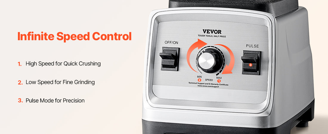 VEVOR 1400W Professional Kitchen Blender